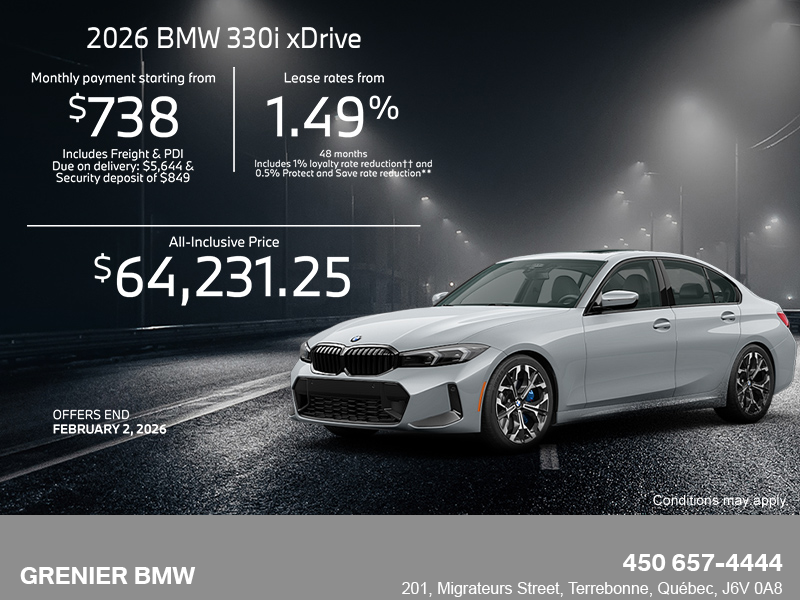 Get the 2026 BMW 3 Series Sedan