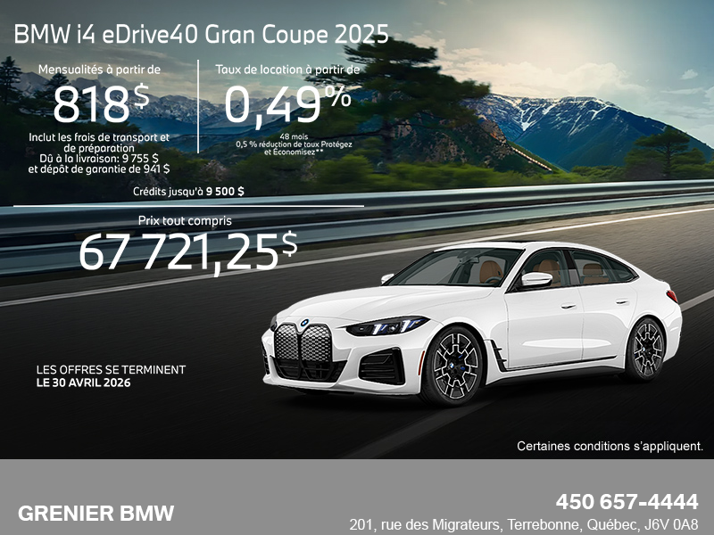 BMW i4 eDrive40 Gran Coupé 2025