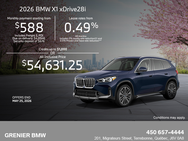 2026 BMW X1