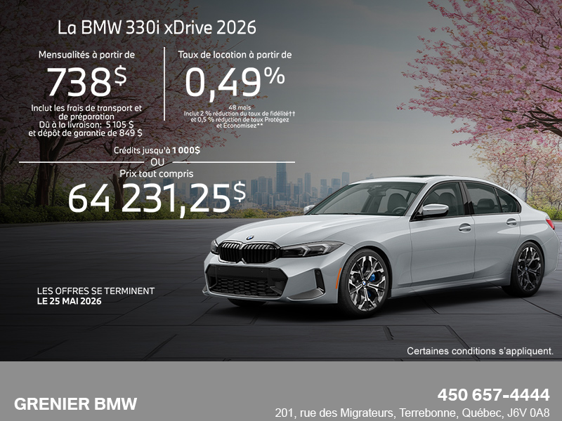 BMW 330i xDrive 2026