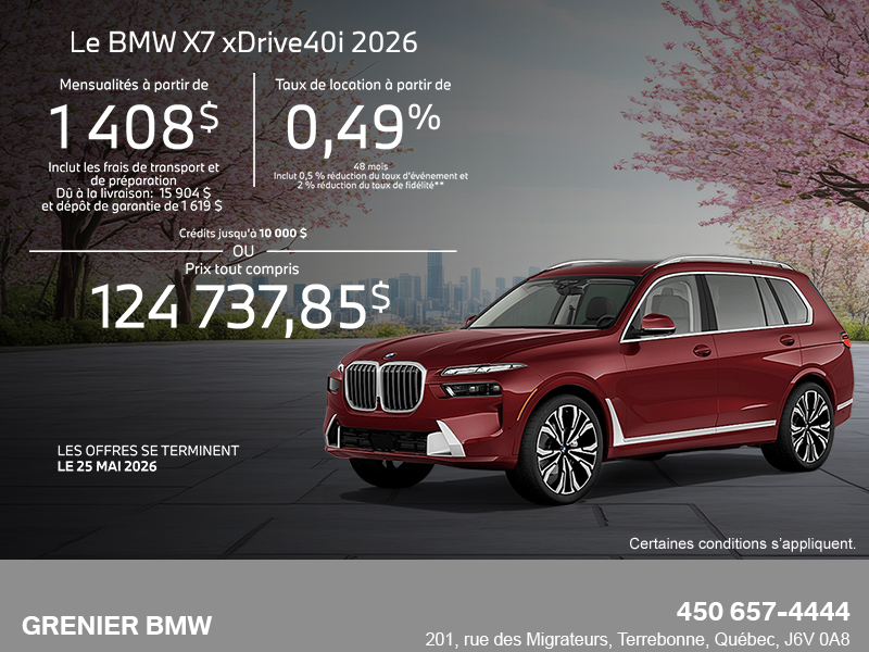 BMW X7 2026