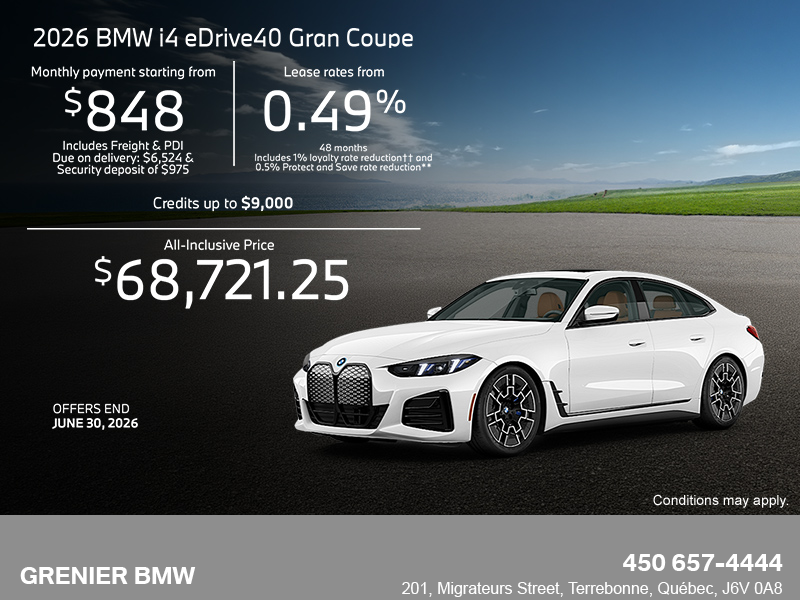 2026 BMW i4 eDrive40 Gran Coupé