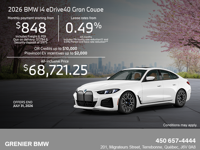 2026 BMW i4 Gran Coupe