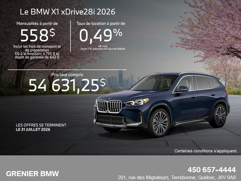 2026 BMW X1