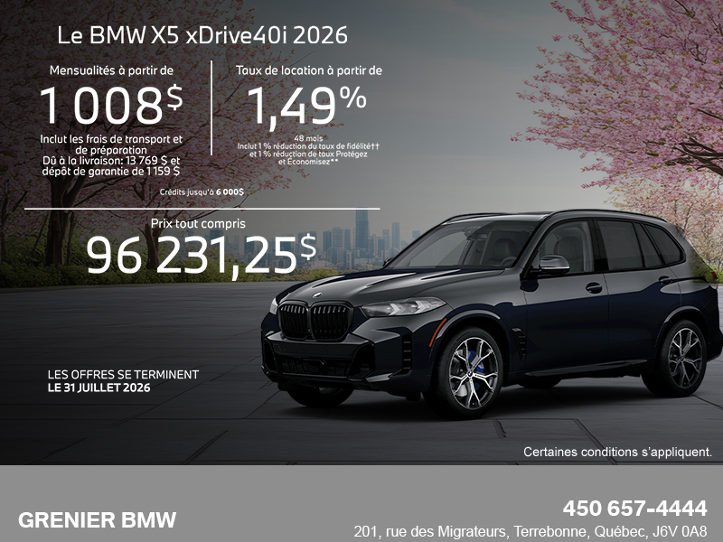 2026 BMW X5