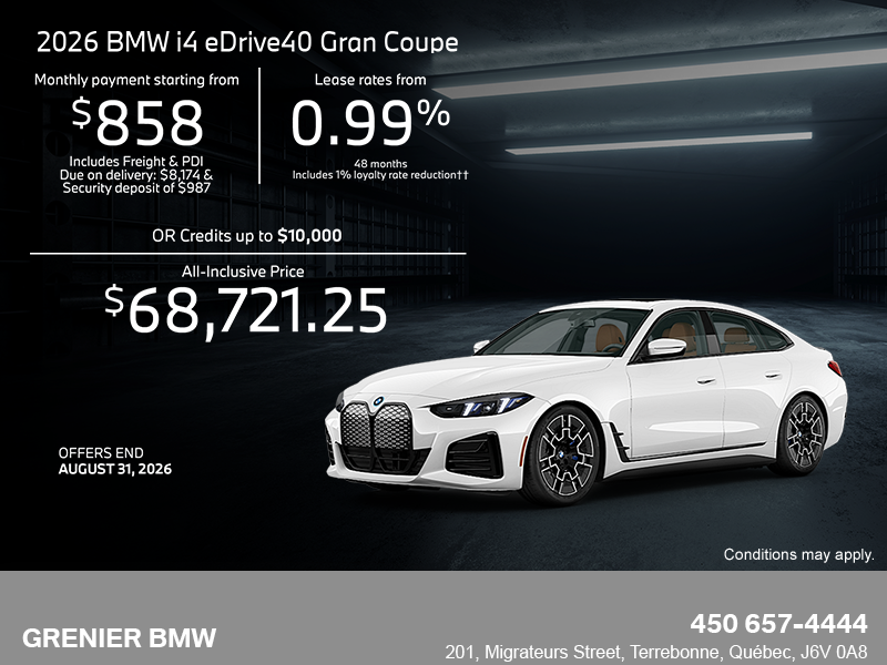 2026 BMW i4 Gran Coupe
