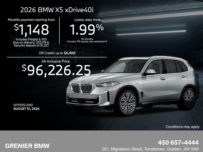 2026 BMW X5