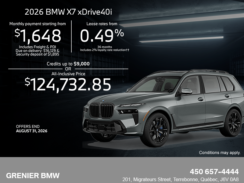 2026 BMW X7