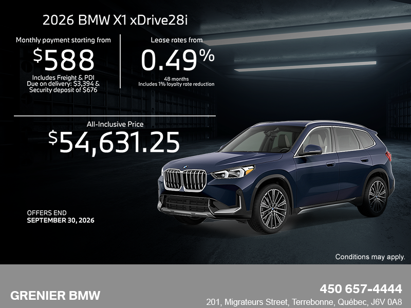 2026 BMW X1
