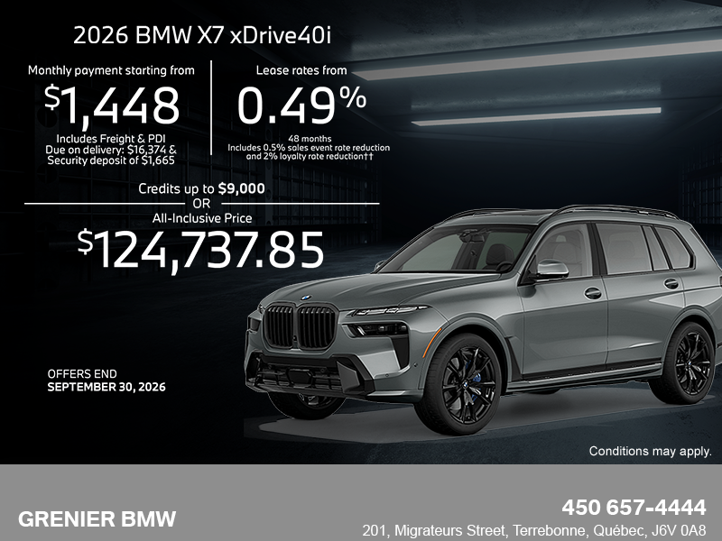 2026 BMW X7