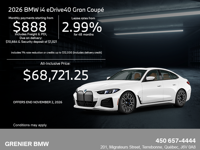 2026 BMW i4 Gran Coupe