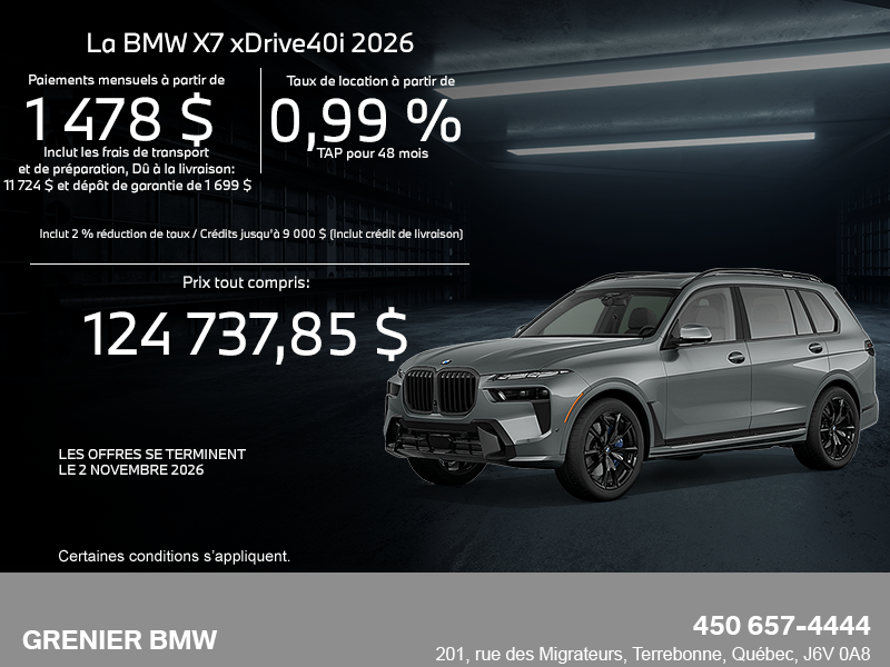 BMW X7 2026