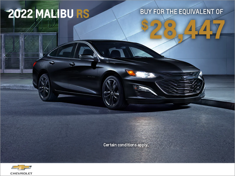 Get the 2022 Chevrolet Malibu