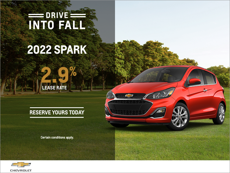 Get the 2022 Chevrolet Spark!