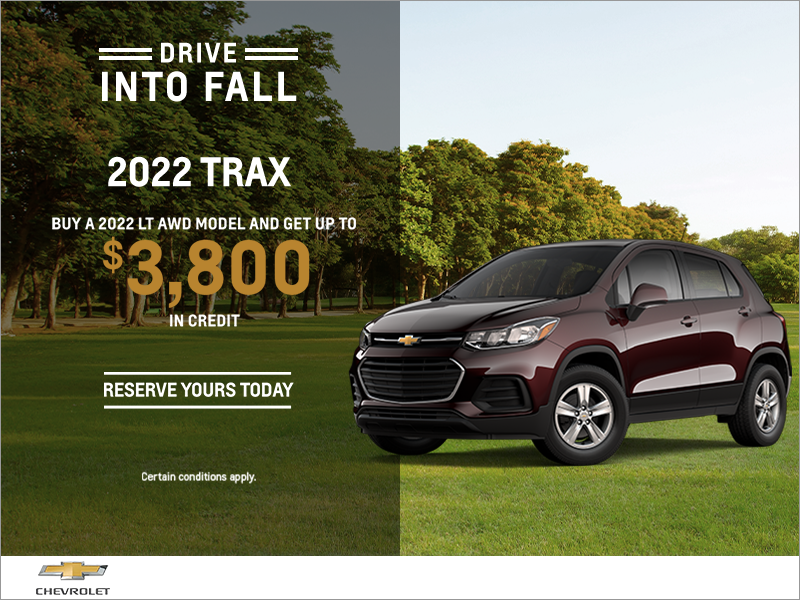 Get the 2022 Chevrolet Trax