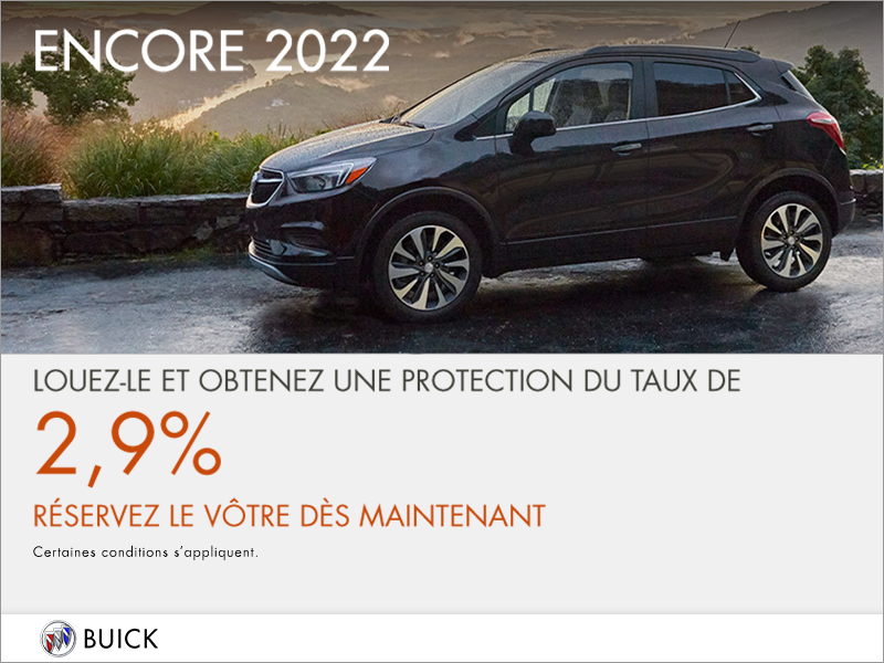 Procurez-vous la Buick Encore 2022