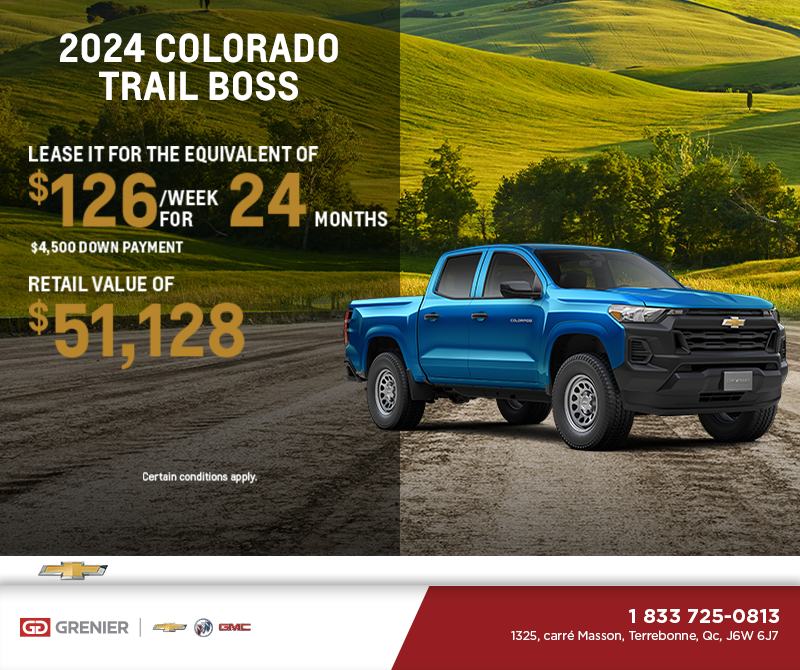 Get the 2024 Chevrolet Colorado