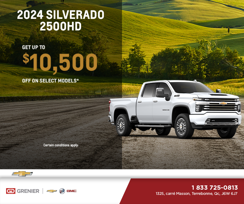 Get the 2024 Chevrolet Silverado 2500HD