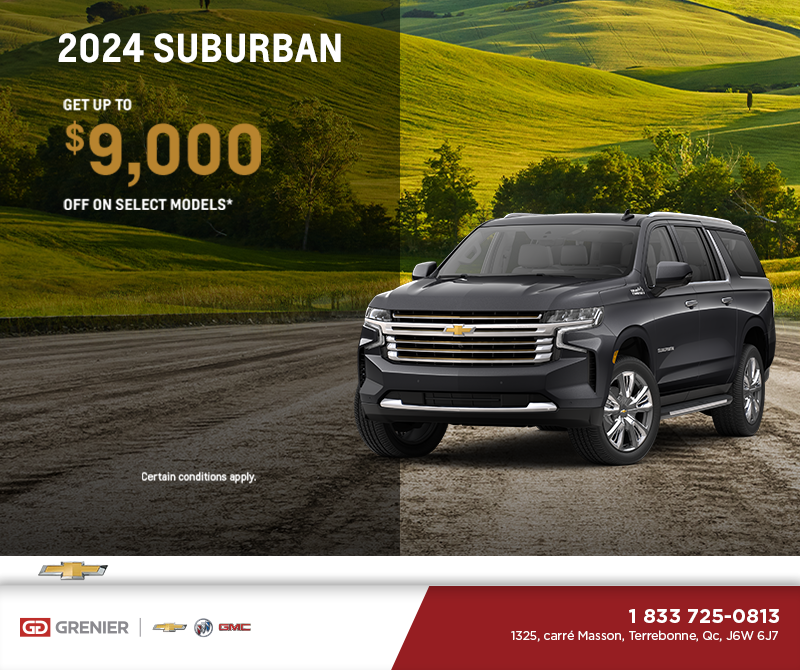 Get the 2024 Chevrolet Suburban