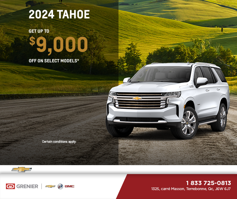 Get the 2024 Chevrolet Tahoe