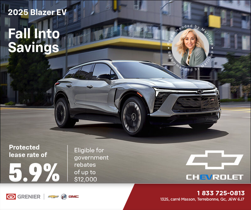 Get the 2025 Chevrolet Blazer EV