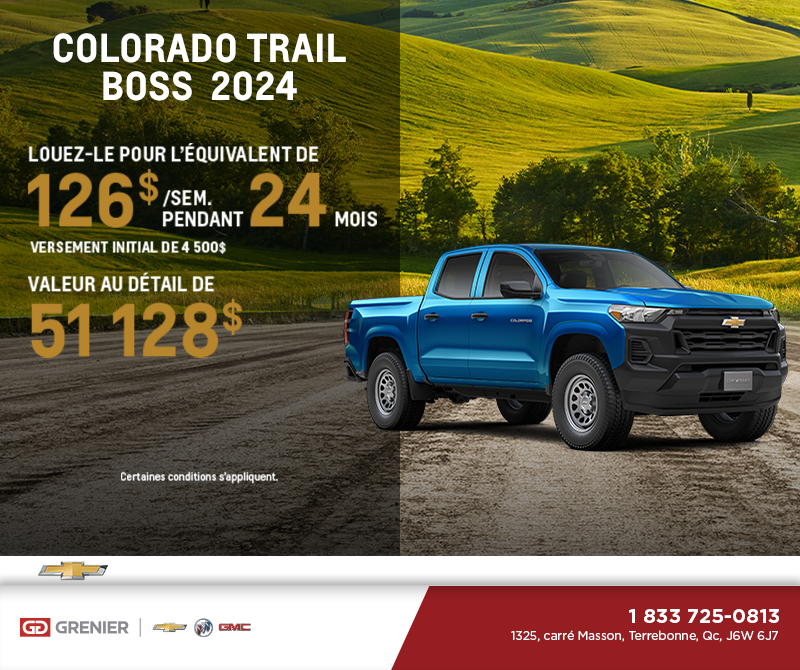 Le Chevrolet Colorado 2024