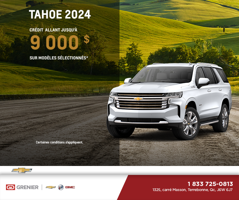 Le Chevrolet Tahoe 2024