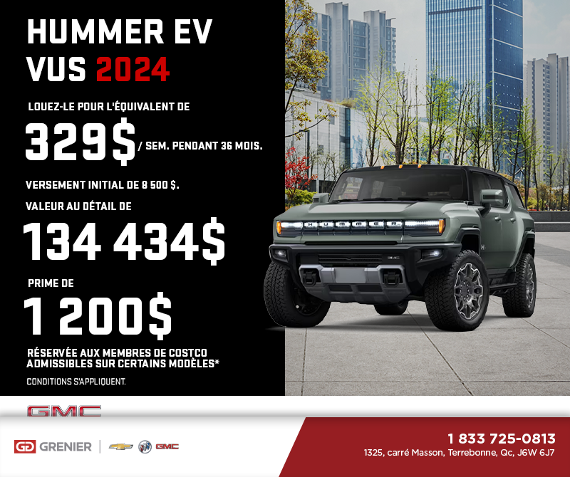 Le GMC Hummer EV 2024