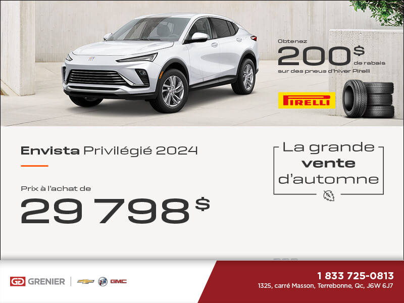 Procurez-vous la Buick Envista 2024