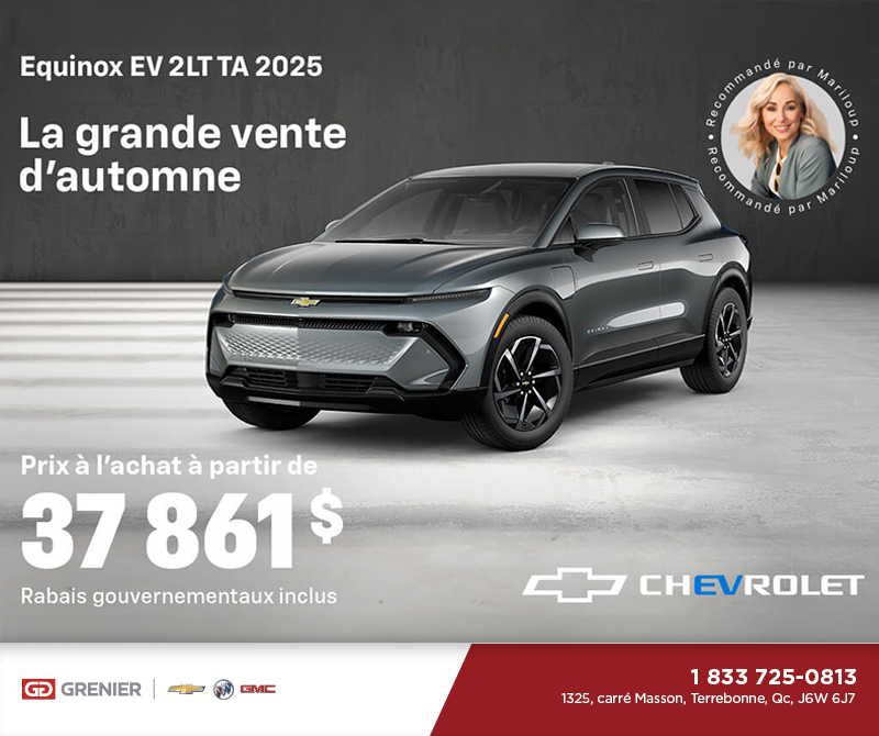 Procurez-vous le Chevrolet Equinox EV 2025