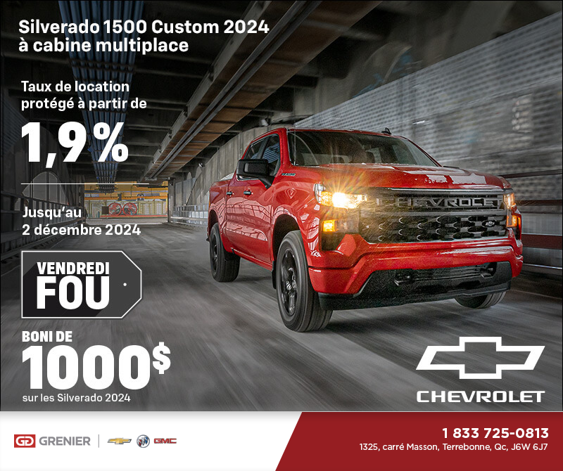 Procurez-vous le Chevrolet Silverado 1500 2024