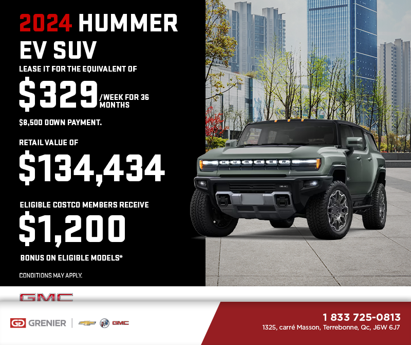 The 2024 GMC Hummer EV