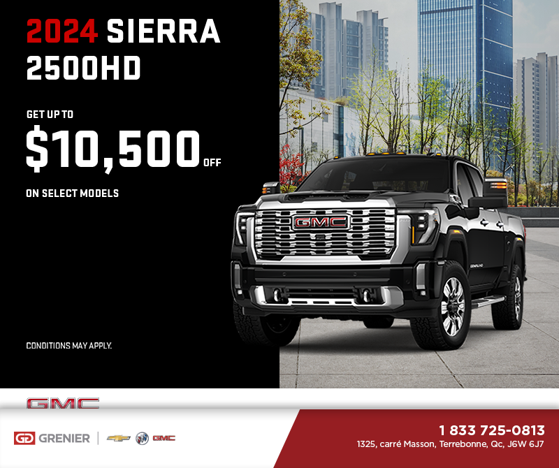 The 2024 GMC Sierra 25000HD