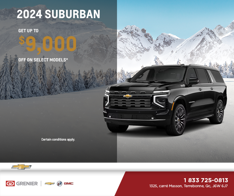 Get the 2024 Chevrolet Suburban