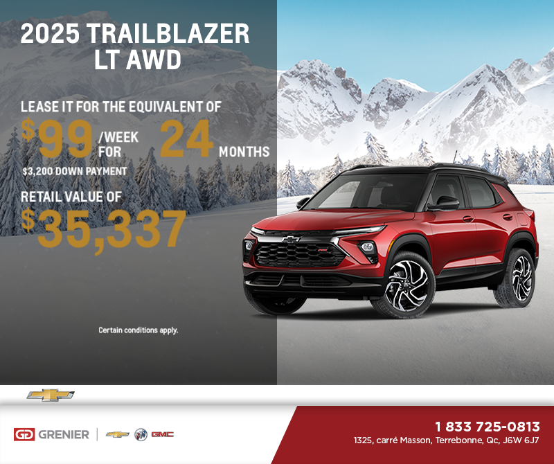 Get the 2024 Chevrolet Trailblazer LT AWD