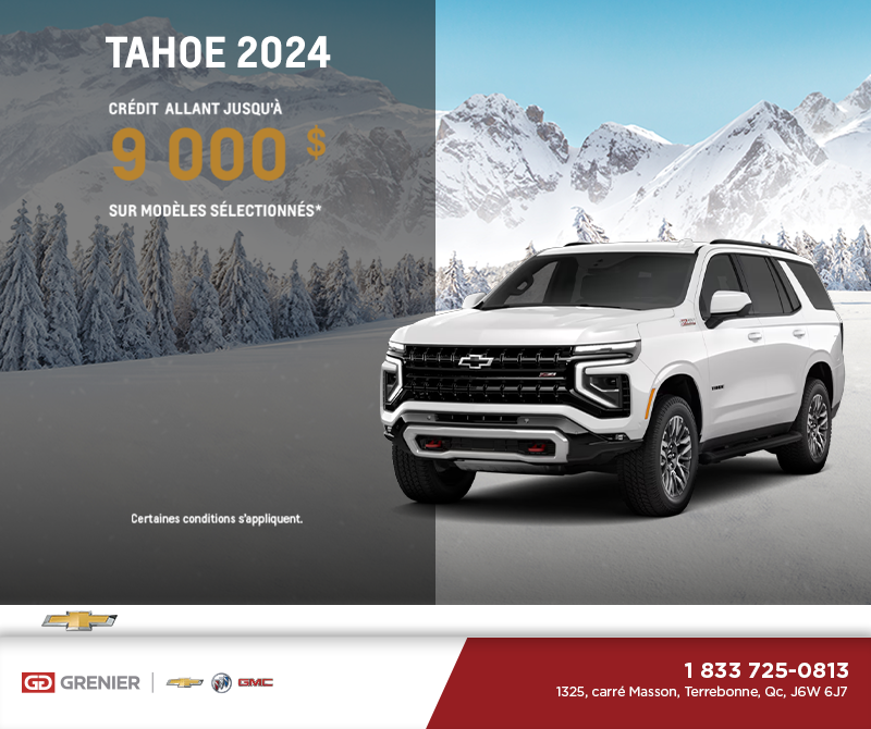 Le Chevrolet Tahoe 2024