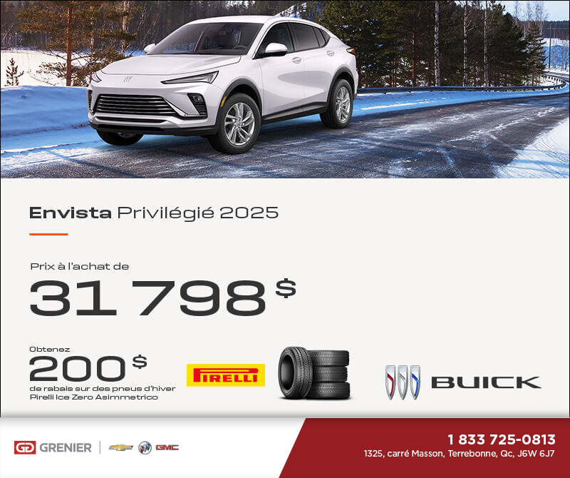 Procurez-vous la Buick Envista 2025