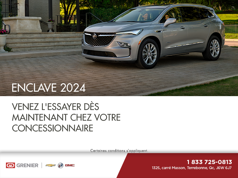 Procurez-vous le Buick Enclave 2024