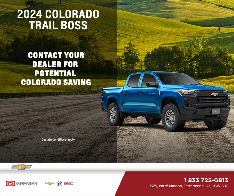 Get the 2024 Chevrolet Colorado