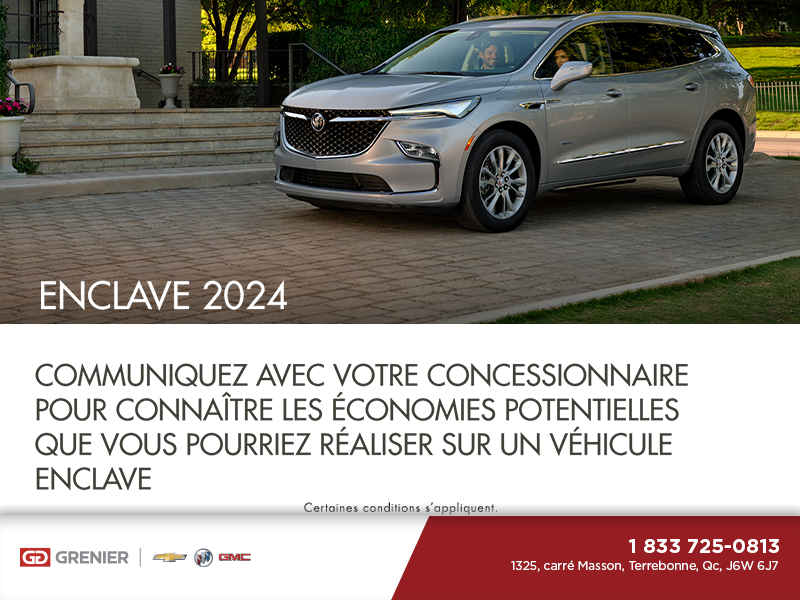 Procurez-vous le Buick Enclave 2024