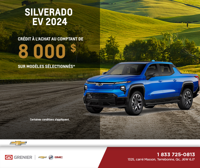 Procurez-vous le Chevrolet Silverado EV 2024