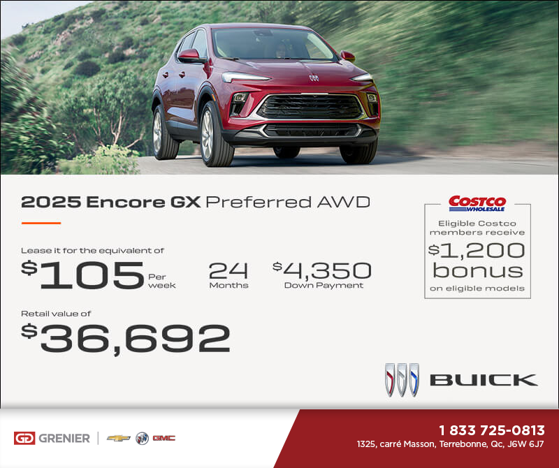 Get the 2025 Buick Encore GX