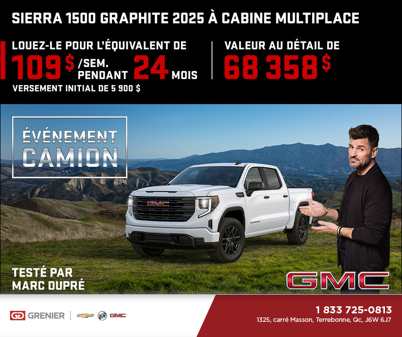 Le GMC Sierra 1500 2025