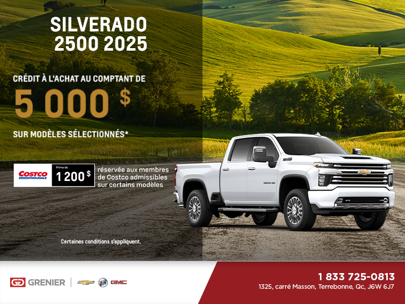 Procurez-vous le Chevrolet Silverado 2500 2025