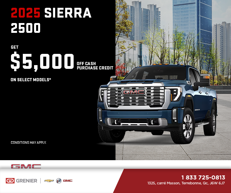 The 2025 GMC Sierra 2500