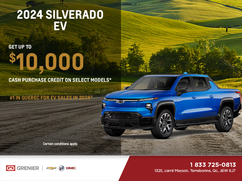 Get the 2024 Chevrolet Silverado EV