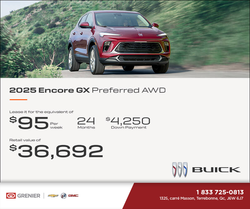 Get the 2025 Buick Encore GX