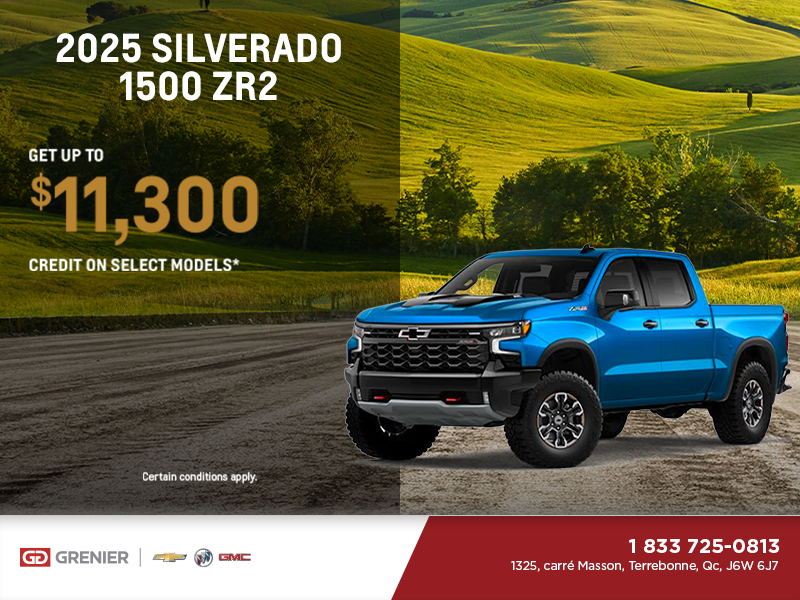 Get the 2025 Chevrolet Silverado 1500 ZR2