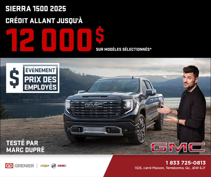Le GMC Sierra 1500 2025