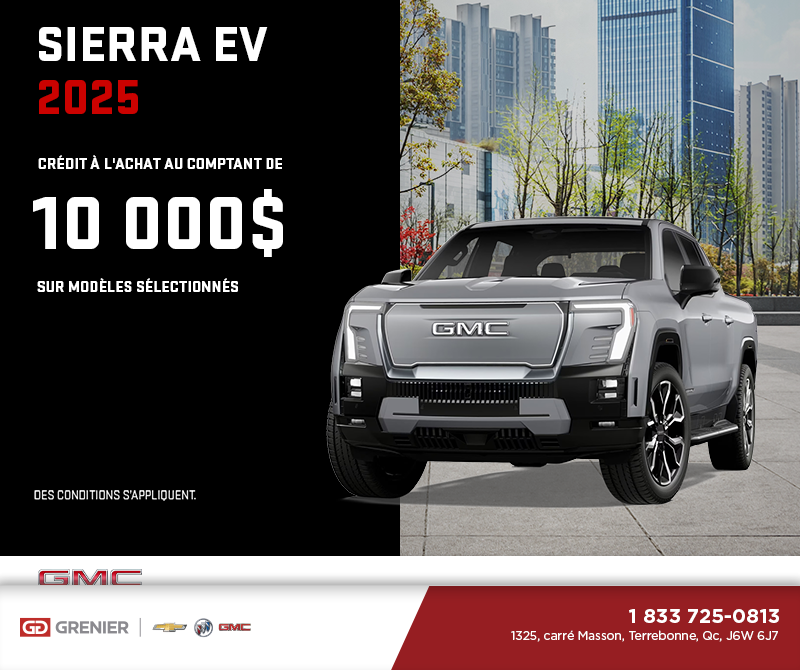 Le GMC Sierra EV 2025